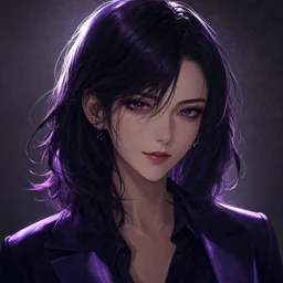 Illustrative anime-style portrait for Mira's fictional client story